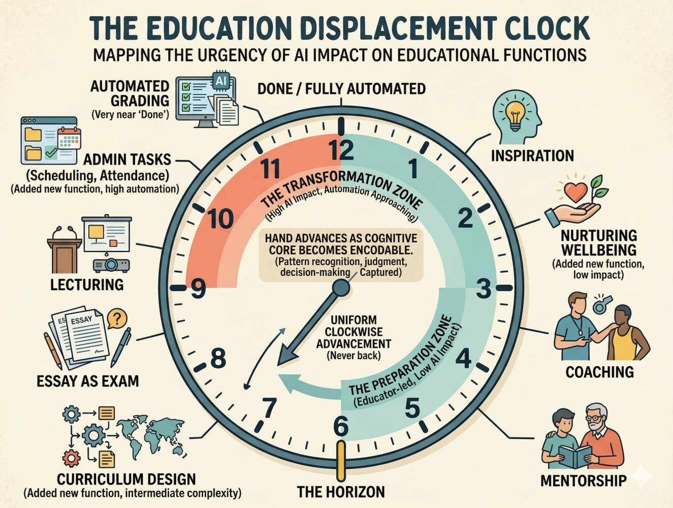 The Displacement Clock